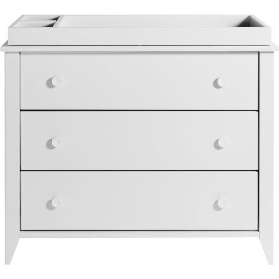 Sprout 3-Drawer Changer Dresser with Removable Changing Tray, Light Grey - Dressers - 1