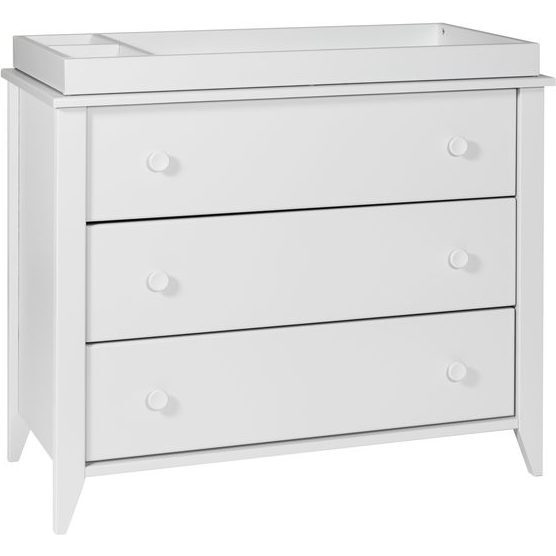 Sprout 3-Drawer Changer Dresser with Removable Changing Tray, Light Grey - Dressers - 2
