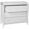Sprout 3-Drawer Changer Dresser with Removable Changing Tray, Light Grey - Dressers - 3
