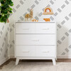 Scoot 3-Drawer Changer Dresser with Removable Changing Tray, White - Dressers - 2