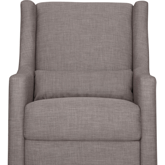 Toco Swivel Glider and Stationary Ottoman, Grey Tweed - Nursery Chairs - 6