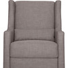 Toco Swivel Glider and Stationary Ottoman, Grey Tweed - Nursery Chairs - 6