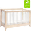 Sprout 4-in-1 Convertible Crib with Toddler Bed Conversion Kit, Natural/White - Cribs - 8