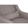 Toco Swivel Glider and Stationary Ottoman, Grey Tweed - Nursery Chairs - 7