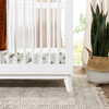 Scoot 3-in-1 Convertible Crib with Toddler Bed Conversion Kit, White - Cribs - 6