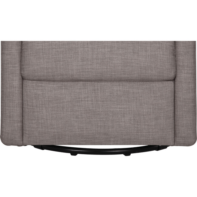 Toco Swivel Glider and Stationary Ottoman, Grey Tweed - Nursery Chairs - 8