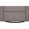 Toco Swivel Glider and Stationary Ottoman, Grey Tweed - Nursery Chairs - 8