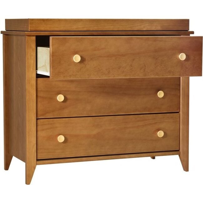 Sprout 3-Drawer Changer Dresser, Walnut - Dressers - 3