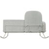 Ami Rocker Double Seat Cushion, Grey - Nursery Chairs - 3