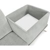 Ami Bassinet Rocker, Grey - Nursery Chairs - 3