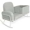 Ami Bassinet Rocker, Grey - Nursery Chairs - 4