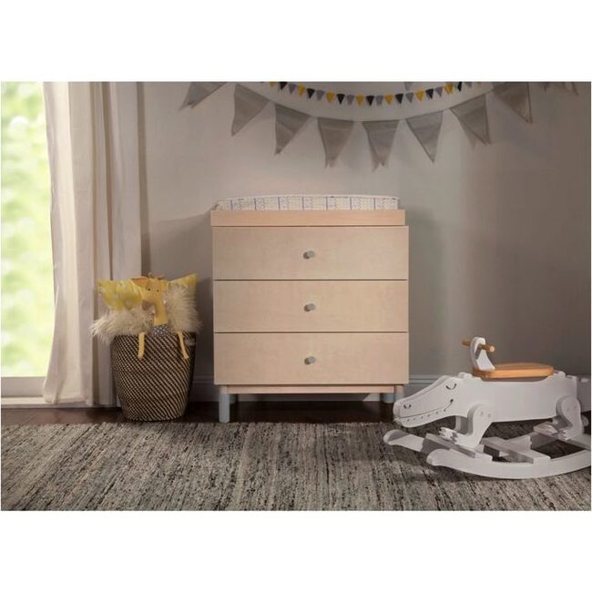 Gelato Crib and Dresser Feet Pack, Grey - Dressers - 4