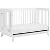 Scoot 3-in-1 Convertible Crib with Toddler Bed Conversion Kit, White - Cribs - 9