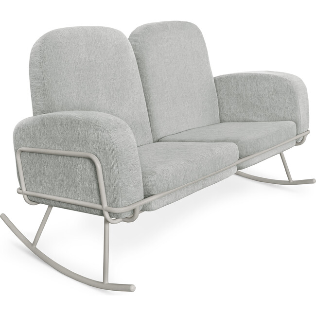 Ami Bassinet Rocker, Grey - Nursery Chairs - 8