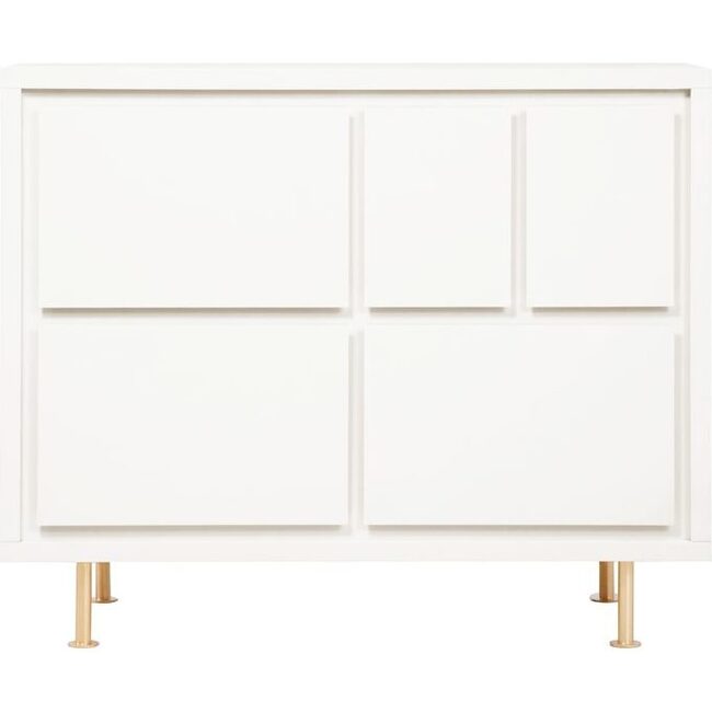 Novella 5-Drawer Dresser, Dune White - Dressers - 1