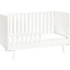 Nifty Timber 3-In-1 Crib, Warm White - Cribs - 6 - thumbnail