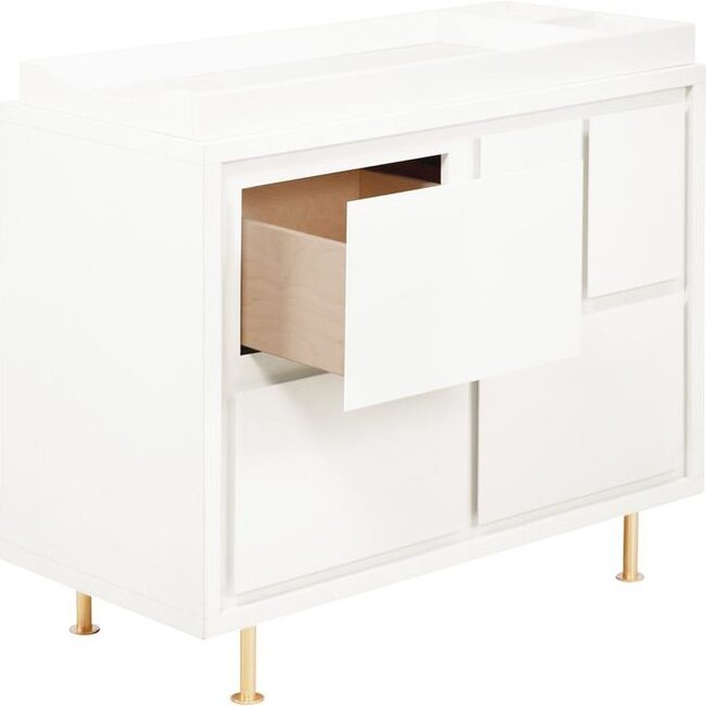 Novella 5-Drawer Dresser, Dune White - Dressers - 2