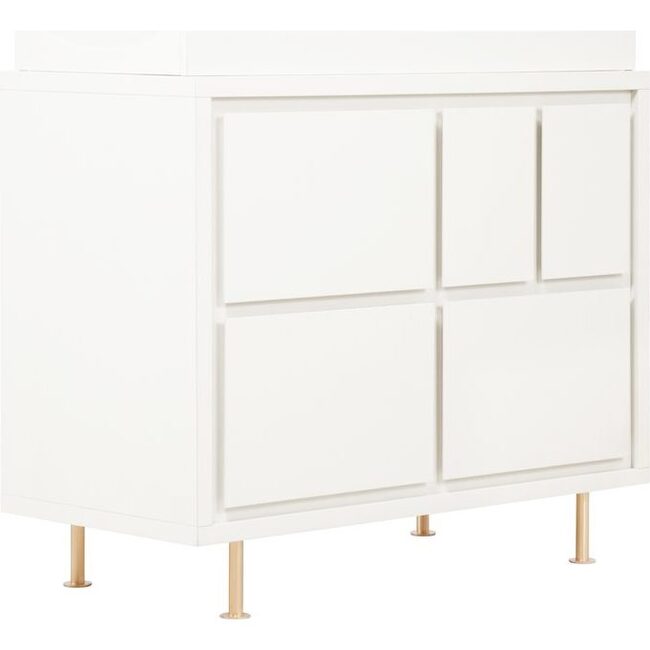 Novella 5-Drawer Dresser, Dune White - Dressers - 3