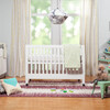 Maki Full-Size Portable Folding Crib with Toddler Bed Conversion Kit, White - Cribs - 2 - thumbnail