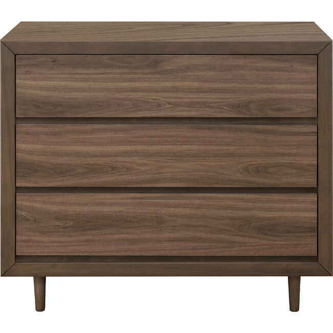 Nifty 3-Drawer Assembled Dresser in Walnut