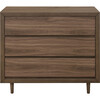 Nifty 3-Drawer Assembled Dresser in Walnut - Dressers - 1 - thumbnail