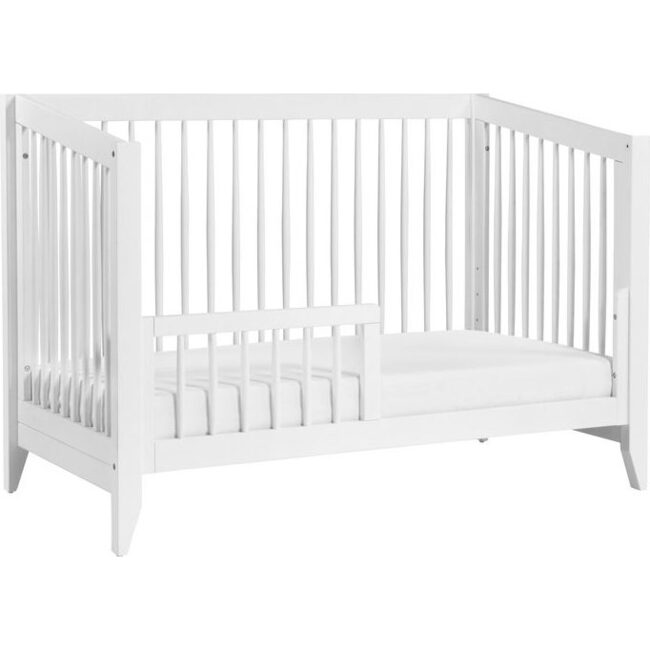 Sprout 4-in-1 Convertible Crib with Toddler Bed Conversion Kit, White - Cribs - 3