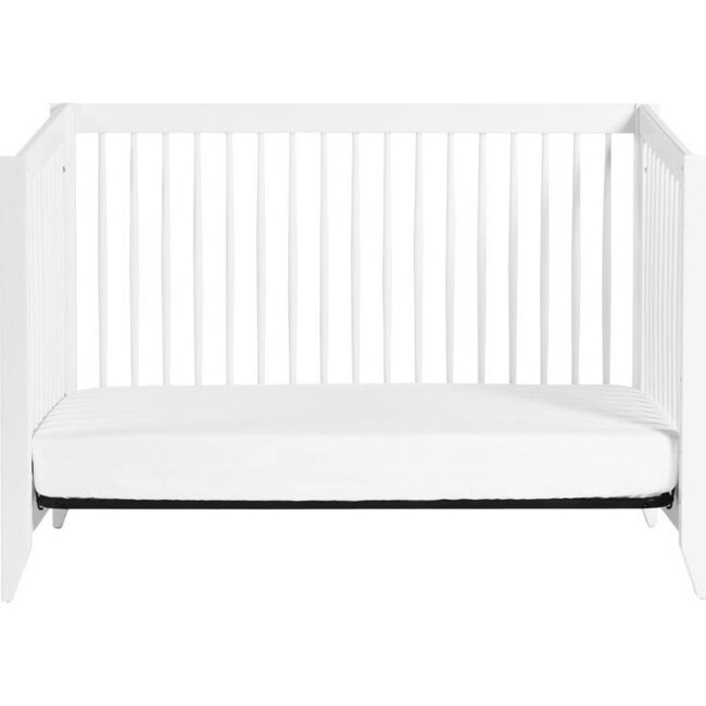 Sprout 4-in-1 Convertible Crib with Toddler Bed Conversion Kit, White - Cribs - 4