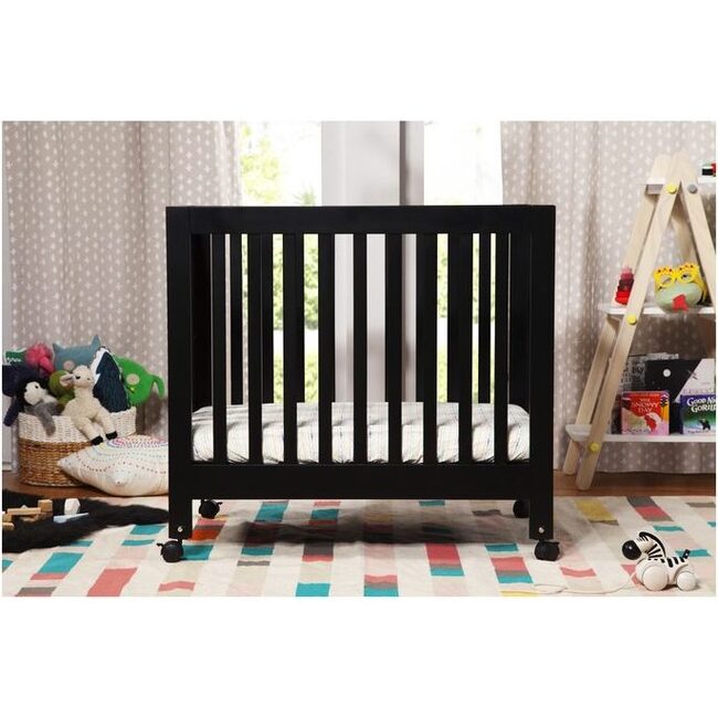 Origami Mini Crib, Black - Cribs - 10