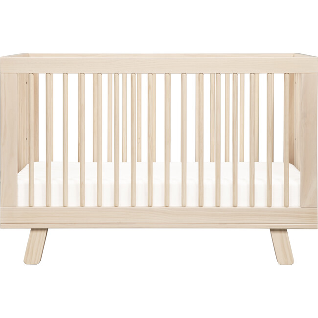 Hudson 3-in-1 Convertible Crib with Toddler Bed Conversion Kit, Natural
