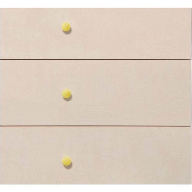 Gelato Dresser Knob Set, Yellow - Dressers - 6