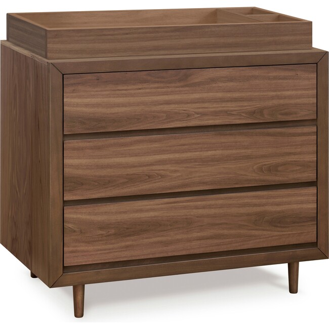 Nifty 3-Drawer Assembled Dresser in Walnut - Dressers - 6