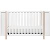 Bingo 3-in-1 Convertible Crib and Storage Combo, White and Washed Natural - Cribs - 2