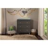Lolly 3-Drawer Changer Dresser with Removable Changing Tray, Grey - Dressers - 2