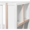 Bingo 3-in-1 Convertible Crib and Storage Combo, White and Washed Natural - Cribs - 4