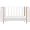 Bingo 3-in-1 Convertible Crib and Storage Combo, White and Washed Natural - Cribs - 5