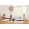 Bingo 3-in-1 Convertible Crib and Storage Combo, White and Washed Natural - Cribs - 8