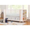 Bingo 3-in-1 Convertible Crib and Storage Combo, White and Washed Natural - Cribs - 10