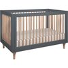 Lolly 3-in-1 Convertible Crib with Toddler Bed Conversion Kit, Grey - Cribs - 7