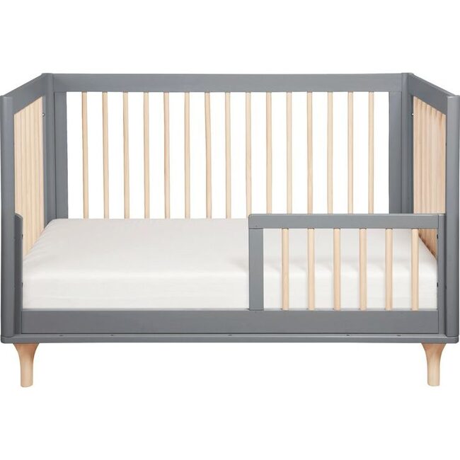 Lolly 3-in-1 Convertible Crib with Toddler Bed Conversion Kit, Grey - Cribs - 8