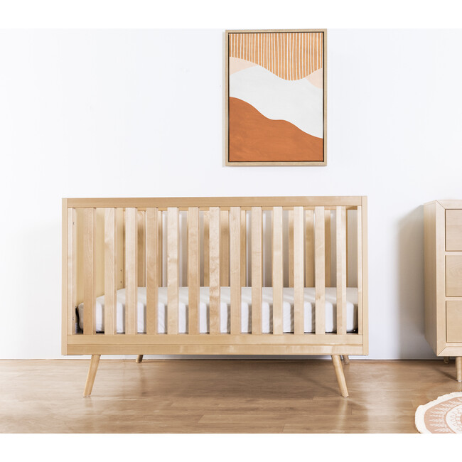 Nifty Timber 3-In-1 Crib, Natural Birch