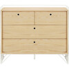 Mod 4-Drawer Dresser, Warm White/Natural - Dressers - 1 - thumbnail