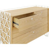 Mod 4-Drawer Dresser, Warm White/Natural - Dressers - 3
