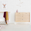 Mod 4-Drawer Dresser, Warm White/Natural - Dressers - 4
