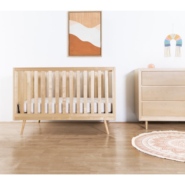 Nifty Timber 3-In-1 Crib, Natural Birch - Cribs - 6