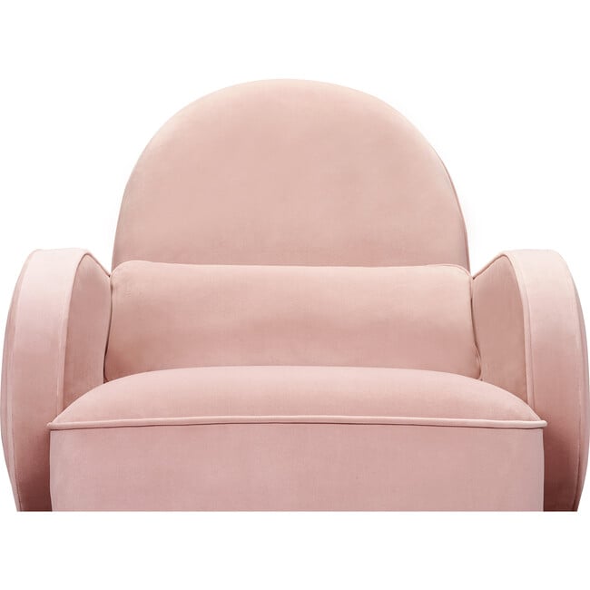 Compass Rocker, Blush Velvet - Nursery Chairs - 6