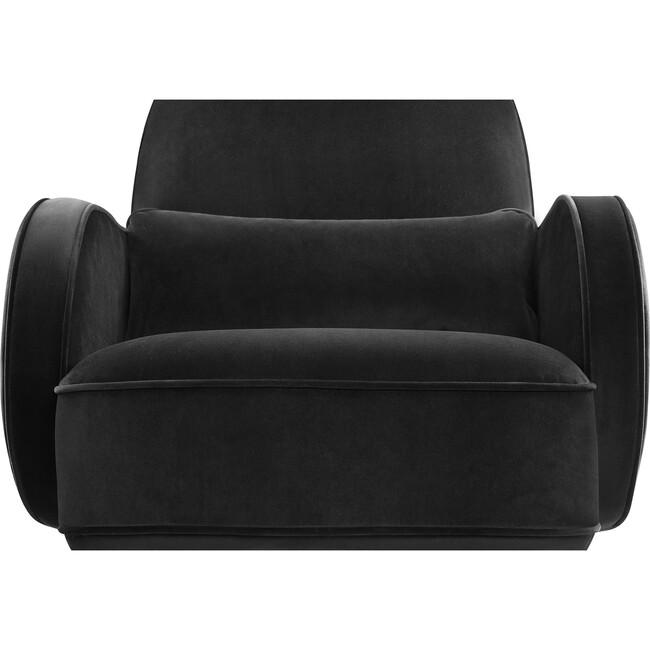 Compass Rocker, Black Velvet - Nursery Chairs - 5