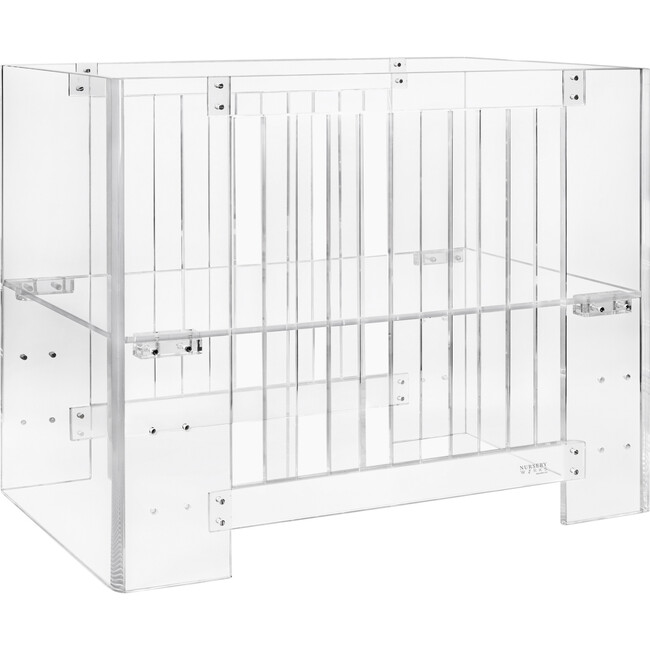Vetro Mini Crib, Acrylic - Cribs - 3