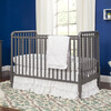 Jenny Lind 3-in-1 Convertible Crib, Slate - Cribs - 2