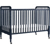 Jenny Lind 3-in-1 Convertible Crib, Navy - Cribs - 3