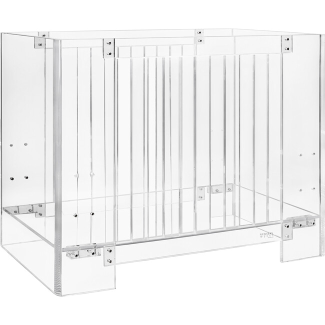 Vetro Mini Crib, Acrylic - Cribs - 5